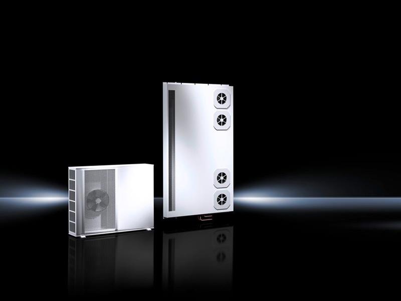 Rittal SK 3311.492 SK LCU DX split soğutma ünitesi 6,5 kW, IT kabinleri ve Mikro Veri Merkezleri için soğutucu bazlı soğutma, 1 x inverter kontrollü kompresörlü harici ünite, 1 x dahili ünite, tek versiyon Turkiye