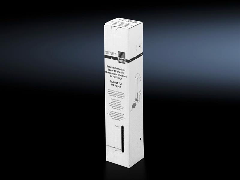 Rittal SK 3321.705 SK Filtre matı, SK 3321 için, 50'li pk Turkiye
