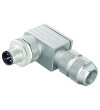 Pepperl+Fuchs V1SD-W-ABG-PG9 Male connector M12 angled D-coded 4-pin, for cable diameter 5 - 8 mm, shielded, field-attachable Turkiye
