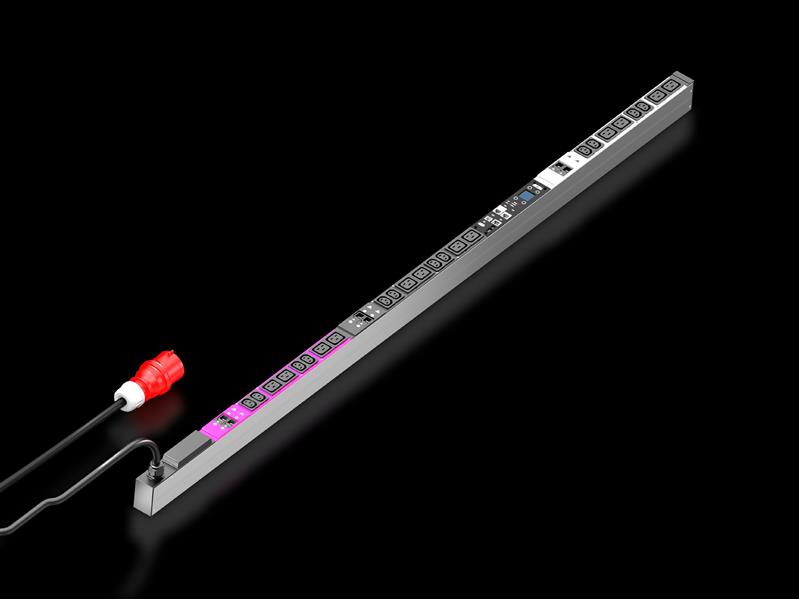 Rittal DK 7979.239 PDU metered 32A/3P CEE 12xC13+12xC19, DK PDU metered, Compact basic power distributor incl energy mearsuremnt per phase, with network interface and display, WHD: 44x1695x70 mm Turkiye