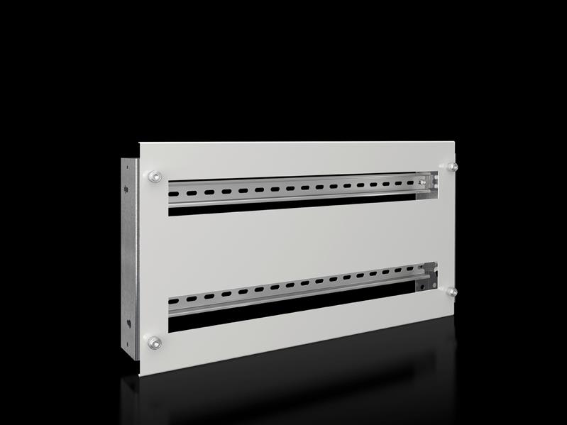 Rittal SV 9683.763 SV Support frame, for DIN rail-mounted devices, 2 x 24 pitch units, WH: 500x295 mm, for VX (W: 600 mm) Turkiye