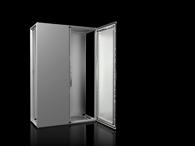 Rittal VX 8285.000 VX Modüler pano sistemi, GYD: 1200x1800x500 mm, çelik sac, montaj plakalı, ön tarafta çift kapılı Turkiye