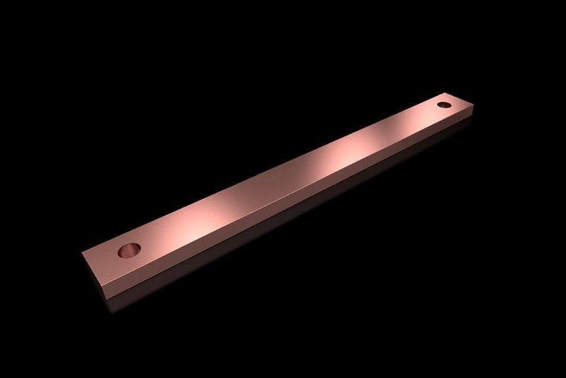 Rittal SV 9686.534 SV PE/PEN busbar E-Cu, WH: 30x10 mm, L: 300 mm Turkiye