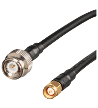 Pepperl+Fuchs IUK-SMA-6M-LL240F-FRNC-TNC Adapter cable SMA plug straight to TNC plug straight, FRNC coaxial cable black, UV resistant Turkiye