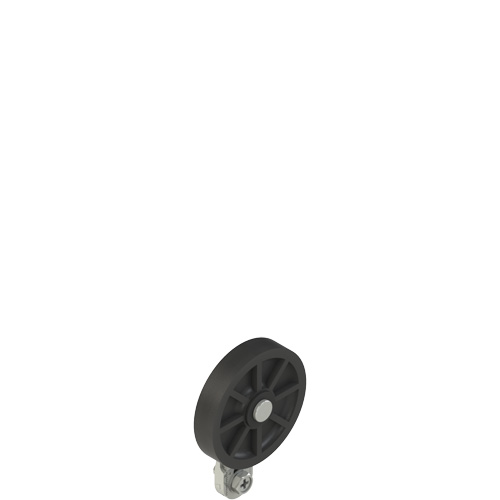 Pizzato VN A00KF-R26 Adjustable straight metal revolving lever with rubber roller, Ø 50 mm Turkiye