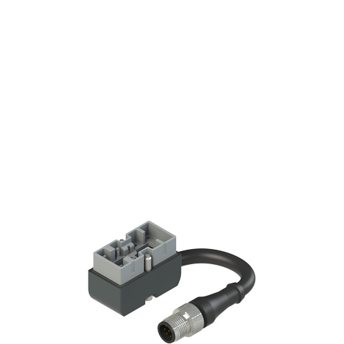 Pizzato VN CM02DM0.2 Metal connector with cable and M12 connector, cable length 02 m, 2NC Turkiye