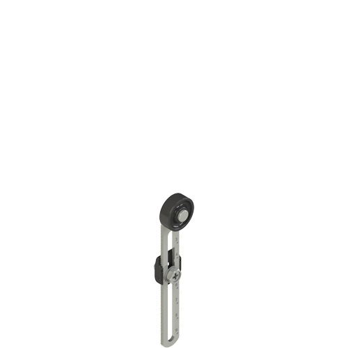 Pizzato VN A00KP-V38 Adjustable length straight metal revolving lever with technopolymer roller Ø 20 mm, with external metallic parts in stainless steel Turkiye
