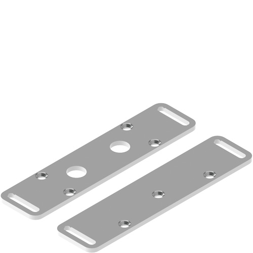 Pizzato VF SFH10-TX Couple of stainless steel plane plates supplied with fixing screws HX series Turkiye