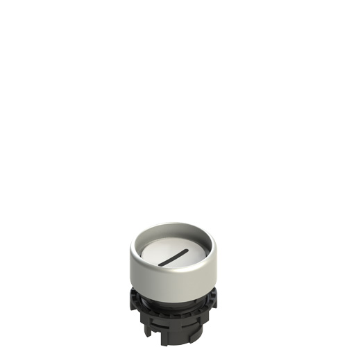 Pizzato E2 1PU2P229L2 Spring-return white booted pushbutton with marking Turkiye