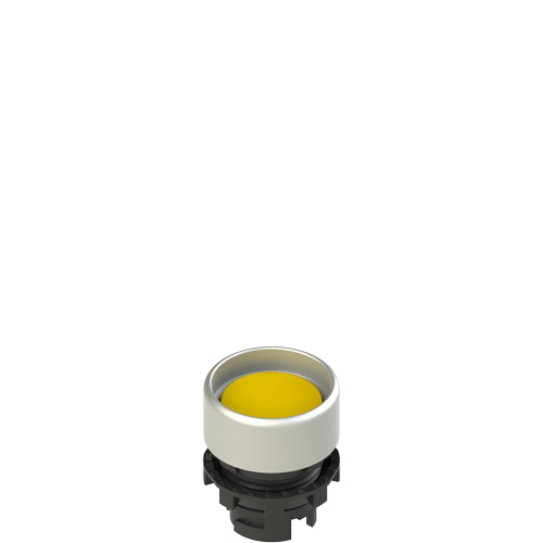 Pizzato E2 1PU2P5290 Spring-return yellow booted pushbutton Turkiye