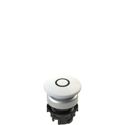 Pizzato E2 1PL2F249L1 Illuminated white mushroom pushbutton, with marking Turkiye