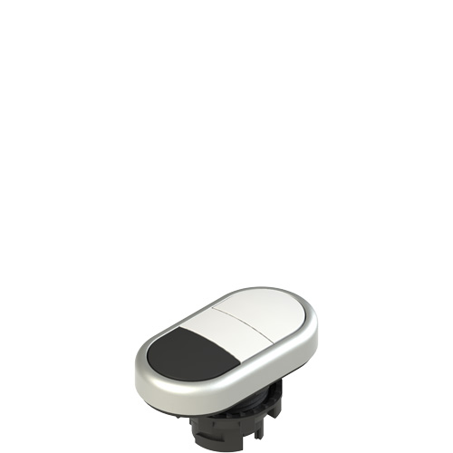 Pizzato E2 1PDRL90221 Double lower flush pushbutton, without marking Turkiye