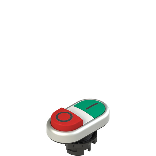 Pizzato E2 1PDSL9AAAD Double lower projecting pushbutton, with marking Turkiye