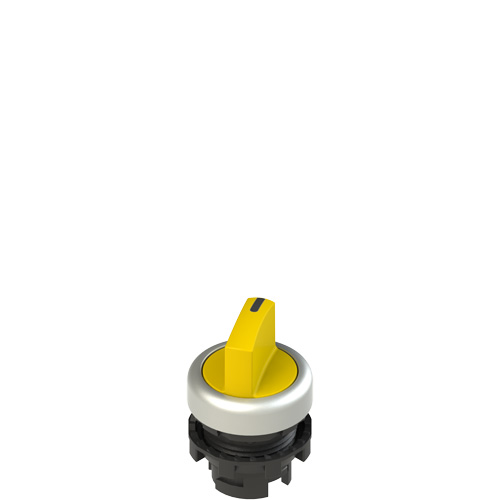 Pizzato E2 1SE12ECA59AB Short handle selector, 2 positions yellow with marking Turkiye
