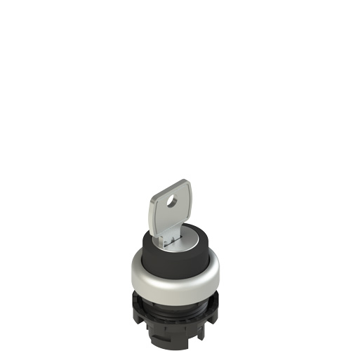 Pizzato E2 1SC3MCE19AA Key selector, 3 positions black without marking Turkiye