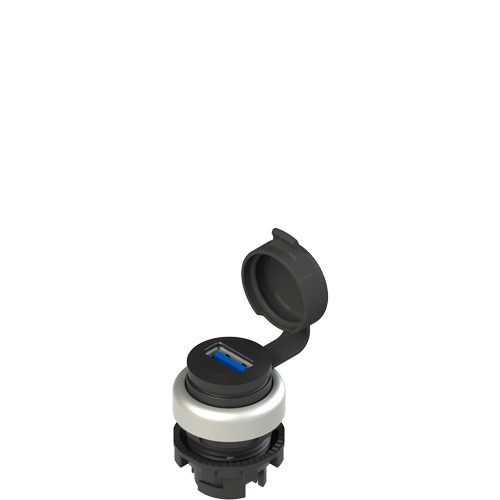 Pizzato E2 1USB9AAK USB socket 30 EROUND series Turkiye