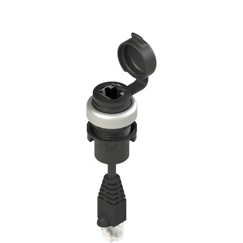 Pizzato E2 1RJ459CN2.5 RJ45 socket EROUND series Turkiye