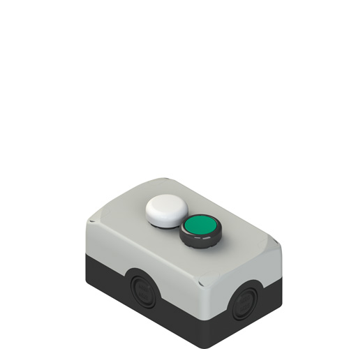 Pizzato ES AC32043 Complete unit with enclosure, 1 indicator light, 1 flush pushbutton and contacts Turkiye