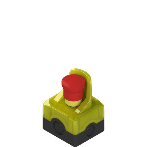 Pizzato ES AC31701 Housing with 24 Vdc yellow illuminated guard Turkiye