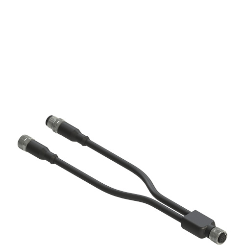 Pizzato VF CY201P0 M12 connector, Y-shaped, for series connections with 150 mm cable length Turkiye