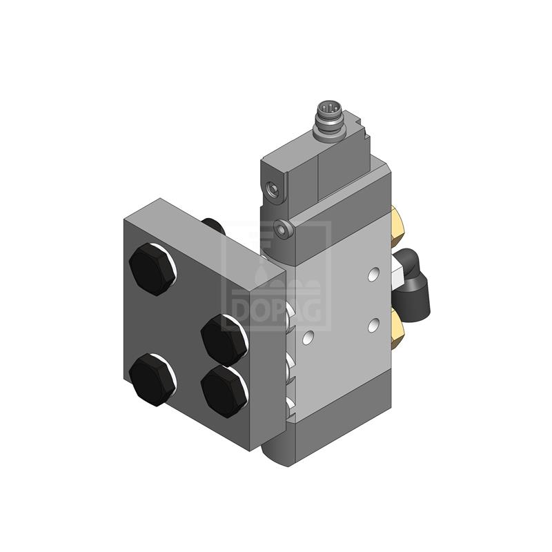 Dopag 1006944 Solenoid valve plate for plug 4 pole M8x1 Turkiye