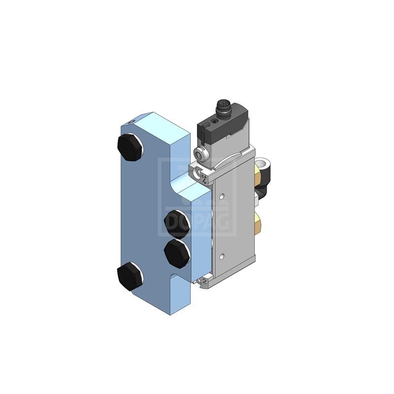 Dopag 1010788 Solenoid valve plate for plug 3 pole M8x1 Turkiye
