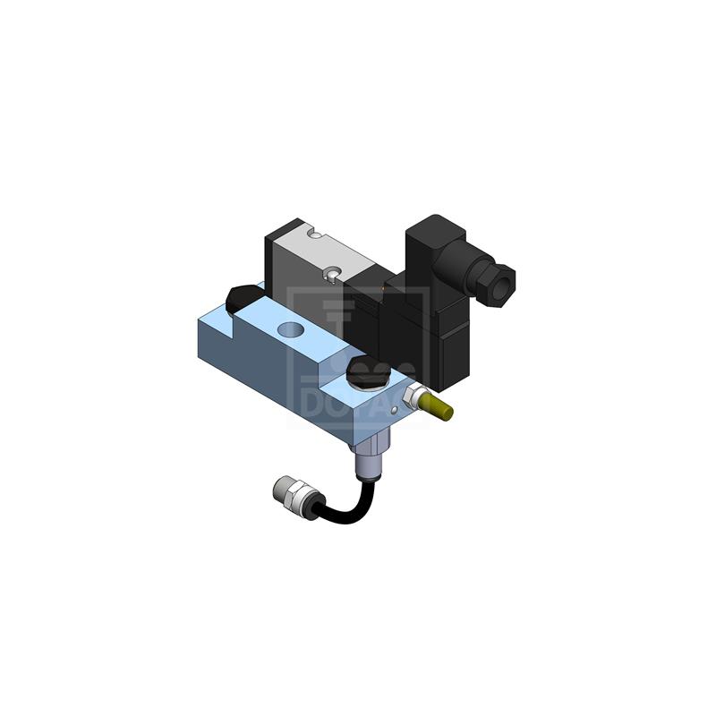 Dopag 1021026 Solenoid valve plate with industrial plug type CI Turkiye