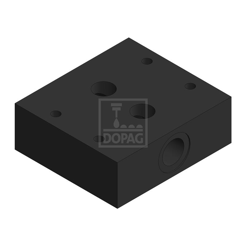 Dopag 22013674 Mounting plate G 1/2