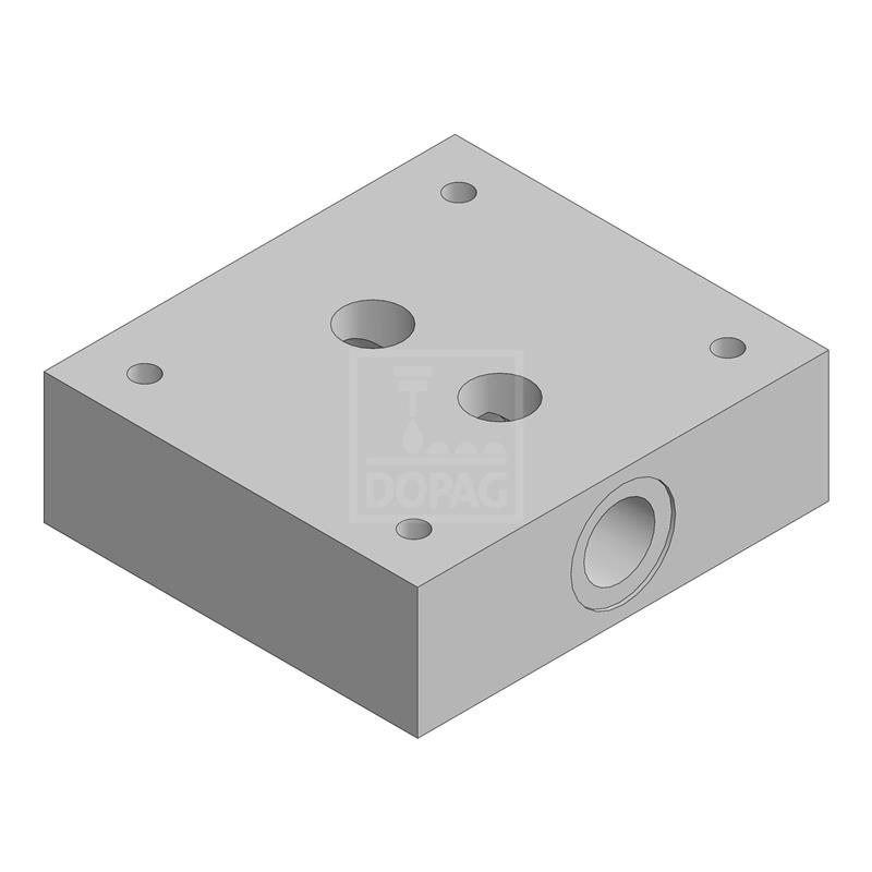 Dopag 31.02.057 Mounting plate G 1/2