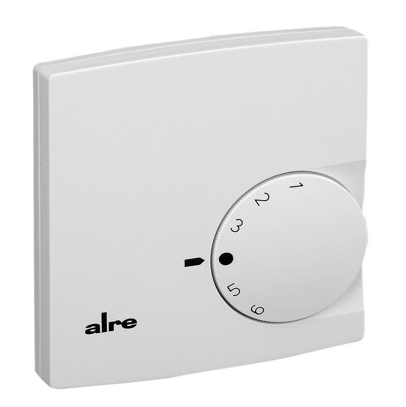 Alre RTBSB-001.000/01 Room thermostat, surface-mounted, 5…30…°C, 230V AC, NC contact, Scale 1…6 Turkiye