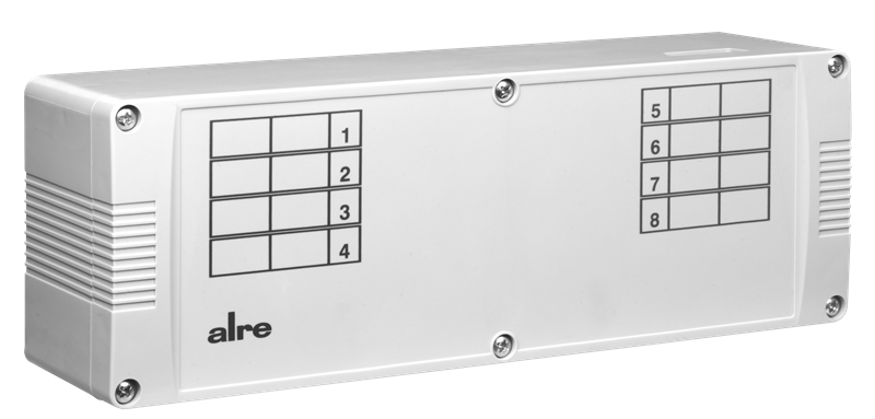 Alre VOORL-318.053 Terminal strip, H/C changeover via external contact, pump logic, max 8 room thermostats and 32 valve actuators, IP20 Turkiye