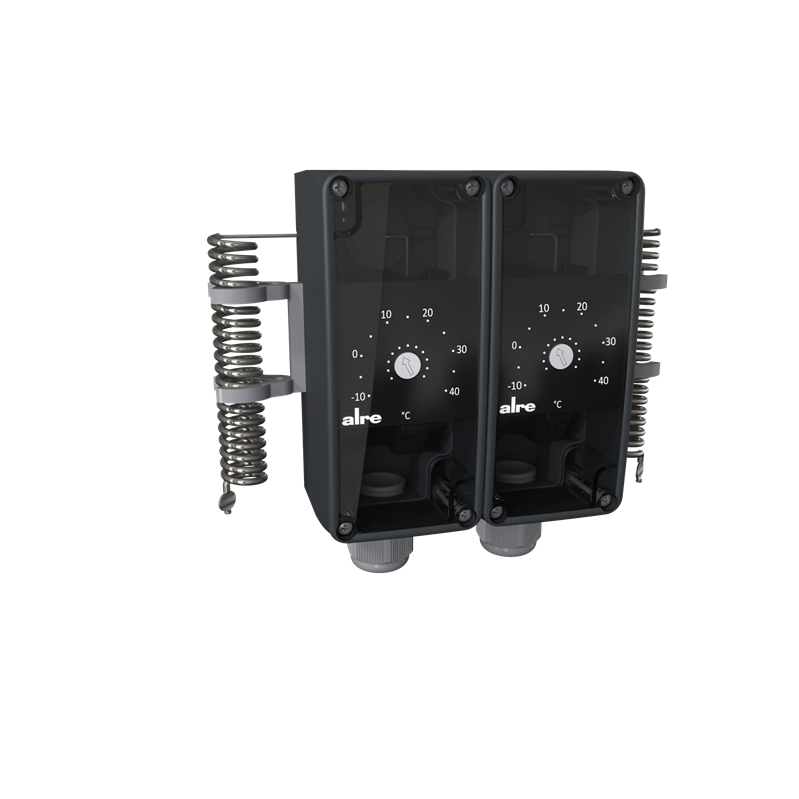 Alre RTKSA-114.010 Control room double thermostat, 2x -10…40…°C, 2x TW, 2x internal setting Turkiye