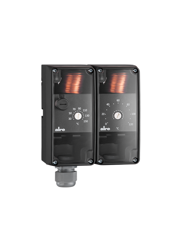 Alre RTKSA-013.210 Universal capillary double thermostat, TW 0…120…°C, TB 20…150…°C, hysteresis TW=3K TB=-10…-15K Turkiye