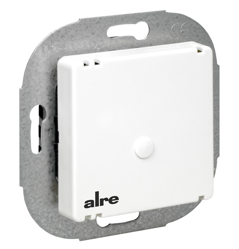 Alre FUFC 10-0000 Room temperature sensor, NTC10K, flush-mounted, cover 50x50mm, pure white gloss Turkiye