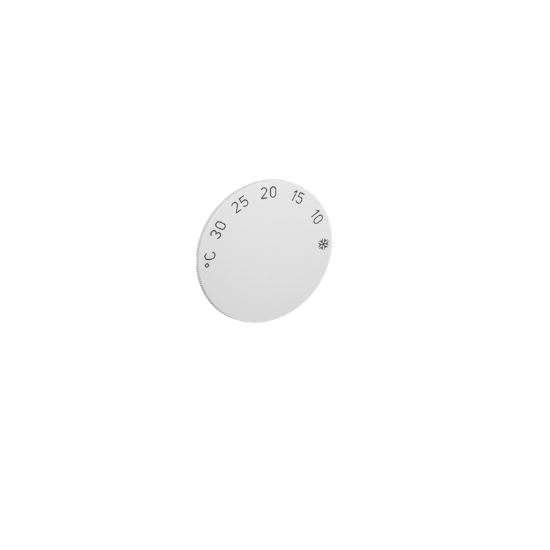 Alre ET-01 Adjustment knob for devices in B1000 series, degrees Celsius scale, pure white, gloss Turkiye