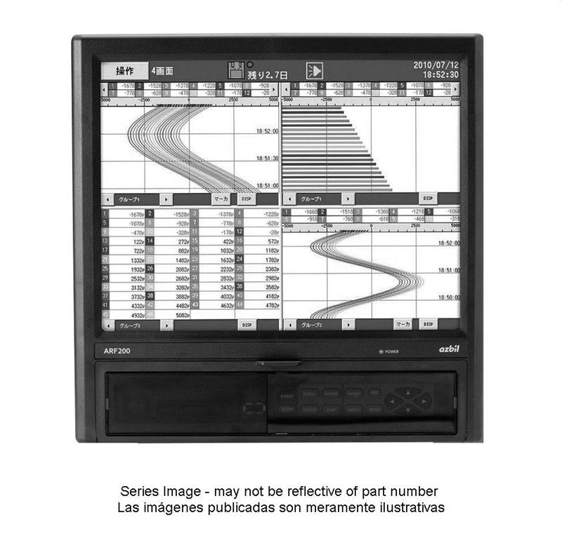 Azbil ARF200 Series | Paperless Recorder (12/24/36/48 channels) Turkiye