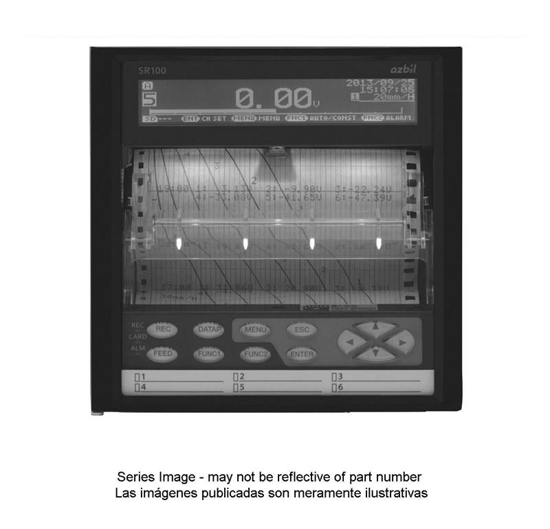 Azbil SR-106AN0DNNN SR100 Hybrid Recorder (6 dot printing) Turkiye