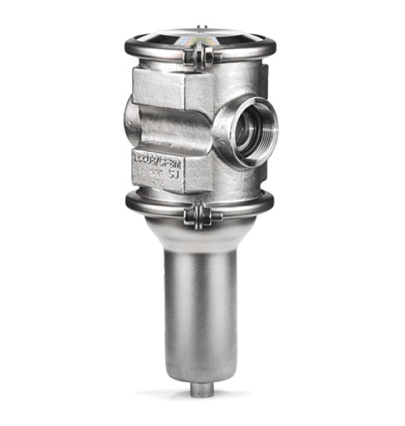 Mankenberg 6355143VA-1 Back pressure regulator UV55 G1 PN20 2-7 bar KVS 7,5 m3/h Stainless steel EPDM Turkiye