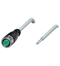 Pepperl+Fuchs V1-G-2,5M-PUR Female cordset single-ended M12 straight A-coded, 4-pin, PUR cable grey Turkiye