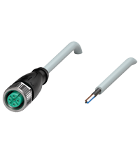 Pepperl+Fuchs V1-G-5M-PVC-ABG Female cordset single-ended M12 straight A-coded, 4-pin, PVC cable grey, shielded Turkiye