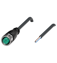 Pepperl+Fuchs V1-G-BK1M-PVC-U Female cordset single-ended M12 straight A-coded, 4-pin, PVC cable black, UL approved Turkiye