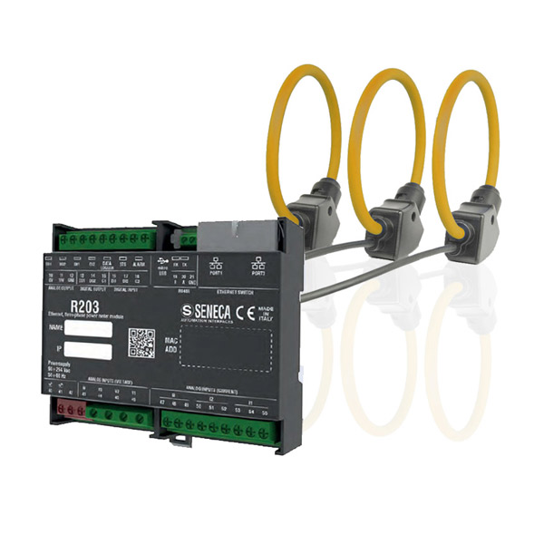 Seneca R203-ROG
        (HW rev. C0) KIT with R203 energy power meter and three Rogowski coils Turkiye