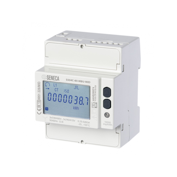 Seneca S504C-80 80A 3/4 wires three-phase energy meter with a communication interface Turkiye