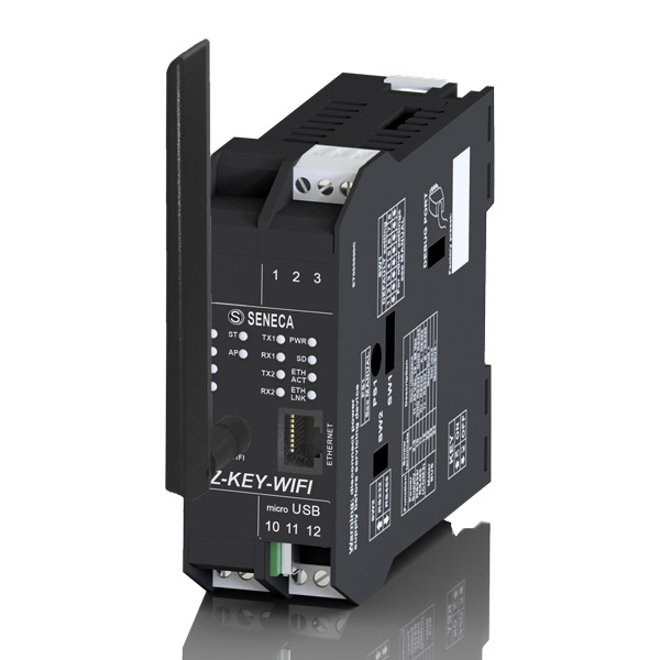 Seneca Z-KEY-WIFI 2-port ModBUS industrial gateway / serial device server with Wi-Fi module Turkiye
