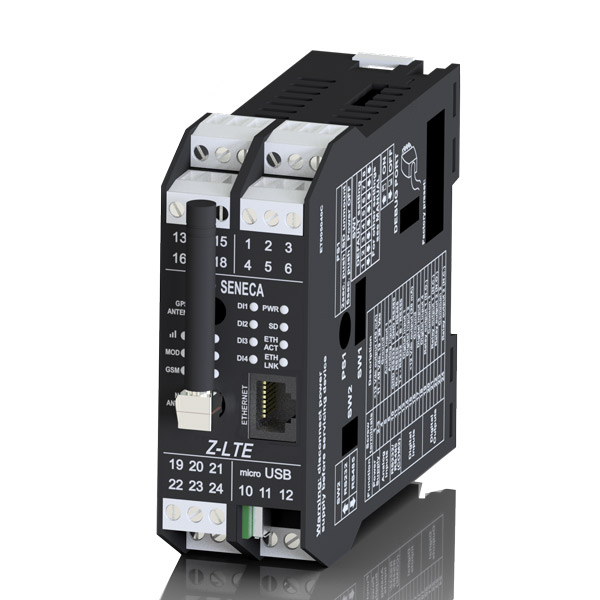 Seneca Z-LTE
        (HW. rev. E0/F0) 4G LTE WW Datalogger with GPS, built-in and expandable I/Os, logic functions, remote control, and alarm management Turkiye
