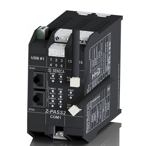 Seneca Z-PASS2-S-0 Controller unit IEC 61131, Straton IDE and 3G+/ETH VPN routing (product rev up to 12/2016) Turkiye