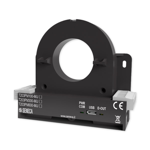 Seneca T203PM600-MU Single-phase power meter with direct current and energy measurement up to 600 A Turkiye