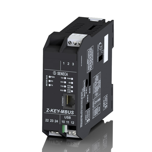 Seneca Z-KEY-MBUS (HW rev. A0) 2-port M-BUS  ModBUS RTU/TCP-IP gateway/protocol converter Turkiye