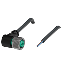 Pepperl+Fuchs V11-W-BK5M-PVC-U Female cordset single-ended M12 angled A-coded, 3-pin, PVC cable black, UL approved Turkiye