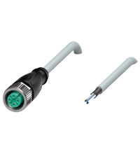 Pepperl+Fuchs V15-G-5M-PVC-ABG Female cordset single-ended M12 straight A-coded, 5-pin, PVC cable grey, shielded Turkiye